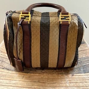 Vintage Authentic FENDI Boston Handbag